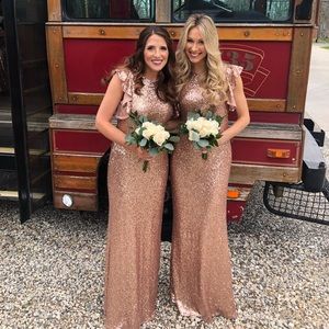 Rose gold formal dress! 💕